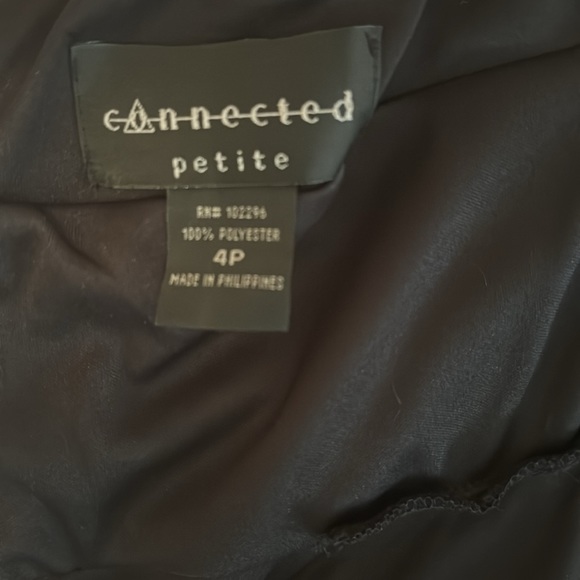 Connected petite -black dress- size 4P - Picture 12 of 13